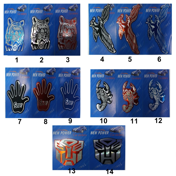 Buy Metal 3D Car Sticker 3D Car Hood Ornament Decal car accessories